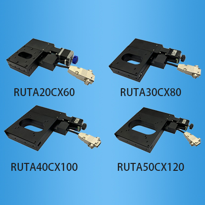 <b>60/80/100/120台面侧向驱动微型电动滑台：RUTACX系列</b>